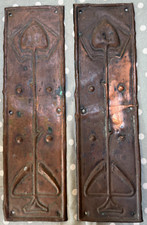 Pair of antique art and crafts
