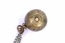 Antique Old Brass handmade tobacco lime paste box table decorative. i22-20