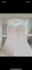 Lou Lou Bridal Tea Length Wedding Dress Size 12