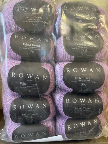 10x50g rowan felted - 10x50g, tweed