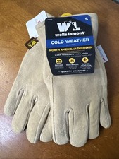Wells Lamont Men's Thinsulate Deerskin Winter Gloves, Small 1091, Tan