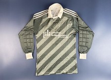 ADIDAS VINTAGE TEMPLATE 70s 80s GREY GOALKEEPER SHIRT FOOTBALL SHIRT #1 SIZE M