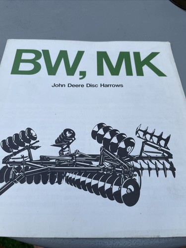 John deere disc harrows - deere,