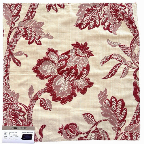 Jacobean toile vine upholstery - jacobean,