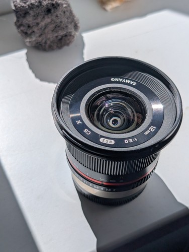 Rokinon samyang 12mm - 12mm, f2