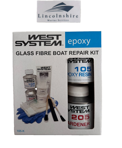 Fibre glass epoxy repair kit - glass,