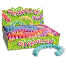 X6 Mega Stretch Caterpillar Toy- Super Stretchy Sensory Toy Party bag toy 25cm!