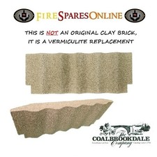 Back/Rear Fire Brick to suit Coalbrookdale Much Wenlock Multi Fuel Stove