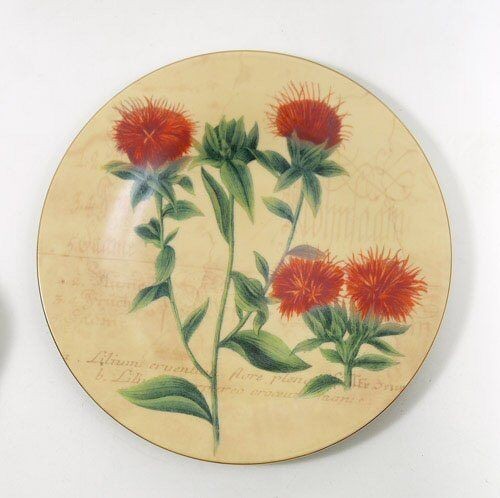 Bohemia china wall plate red - china, plate-red
