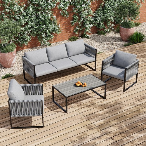 Garden corner sofa metal - garden,