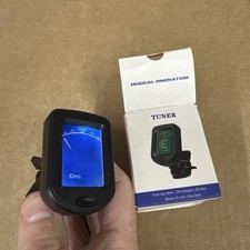 Electric Guitar Violin Cello Tuner Clip On Chromatic Tuner Display Rechargeable