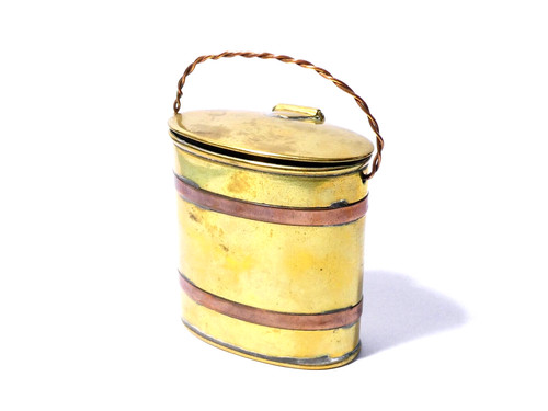 19thc miniature oval milk - ,