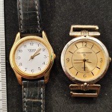 Lot 2 Quartz Watches Yema Vuillemin Regnier - REF15594J