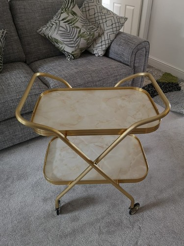 Vintage tea trolley - trolley, circa