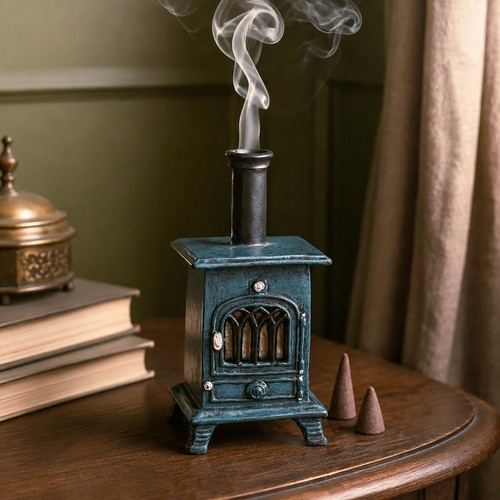 Stove incense cone burner - burner, with