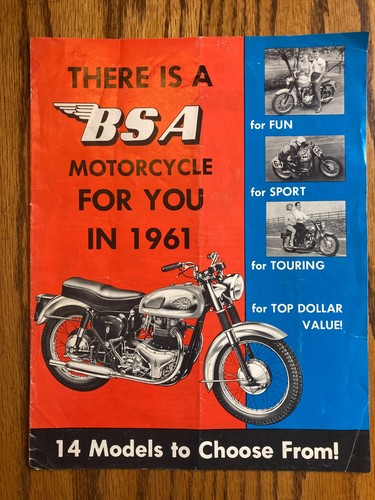 1961 bsa a10 super rocket - bsa,