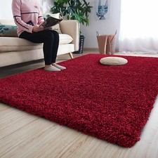Fluffy Rugs Large Shaggy Rug Bedroom Living Room Anti Slip Soft Carpet Floor Mat