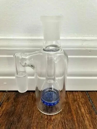 18mm blue glass water pipe - glass,