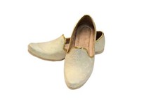 Mens Groom Punjabi Jutti Khussa Mojari Indian Pakistani Slip On Shoes Art-LR 03