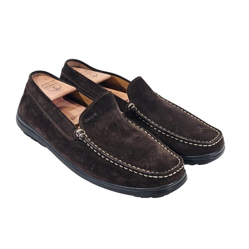 Geox loafers mens chocolate - loafers,