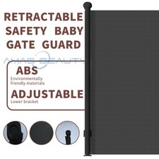 Retractable Pet Dog Gate Safety Guard Folding baby Toddler Stair Gates Isolation