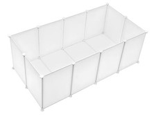 EUGAD rabbit run with base guinea pig run hamster playpen