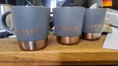 Costa coffee mug grey matte - -,
