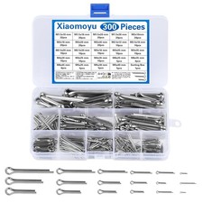 300 Pcs Cotter Pins Assortment