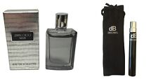 Mens Aftershave Miniature Mini Gift Travel x2 Jimmy Choo Azzaro