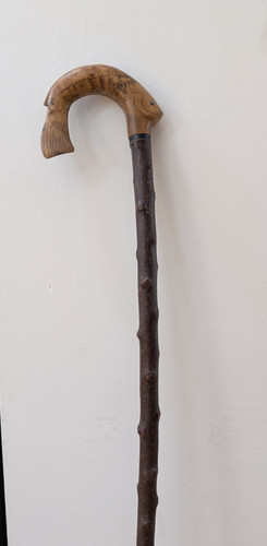 Vintage walking stick carved - walking,