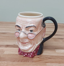 Vintage Sandland Character Ware  'Mr Pickwick' Toby Jug Hand Painted Dickens