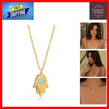 Dainty Gold Hamsa Hand