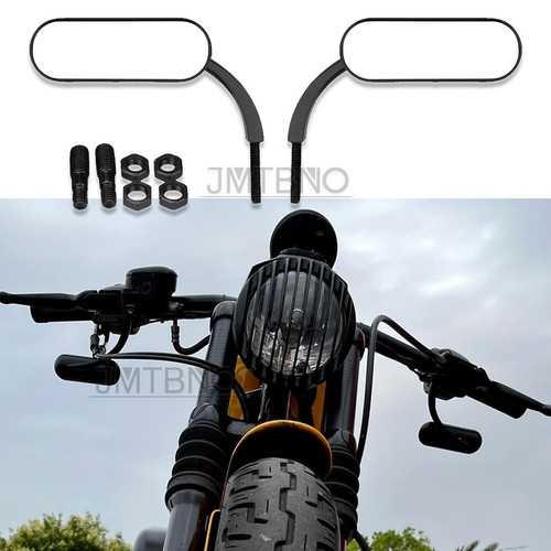 Motorcycle oval rear mirror - oval,