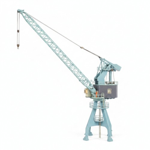 Railway crane model assembled - crane,