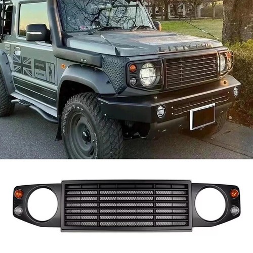 Black front grille bumper - front,