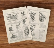 Pair of Antique 1902 History