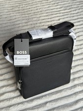 Boss Grained Leather Messenger