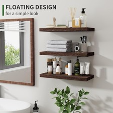 Set floating shelve wall - of, 3