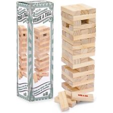 Toyrific Stack N Fall Tumble Tower Game Stacking Balance Game Set 57 Blocks