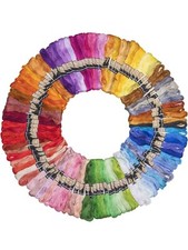 100 Skeins Cotton Embroidery Thread Bundles Cross Stitch Thread Floss Cotton