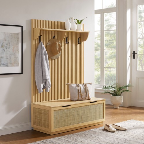 Soma fluted hall tree - 3-in-1,