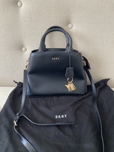 Black dkny handbag shoulder - black,