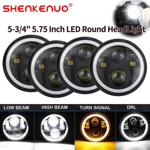 4pcs led headlights drl - headlights,