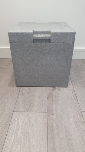 Grey polystyrene box - polystyrene, storage