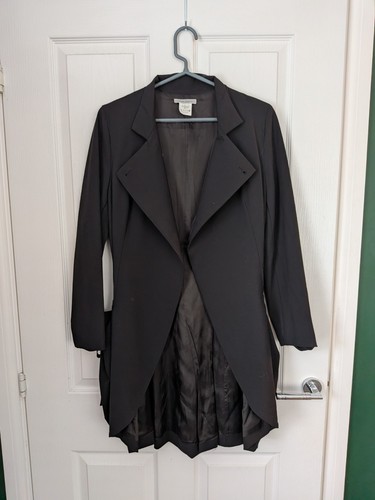 Sarah pacini wool open coat - wool,