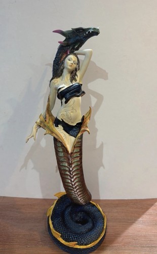 Fantasy serpent lady figurine - serpent,