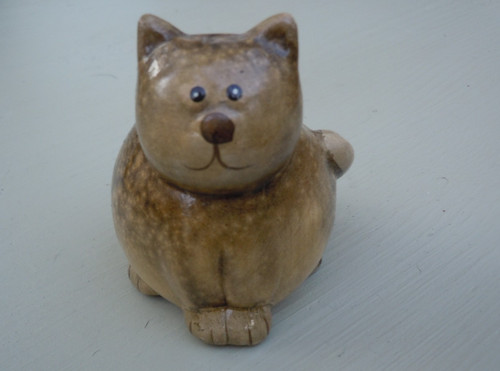 Vintage brown glaze pottery - vintage,