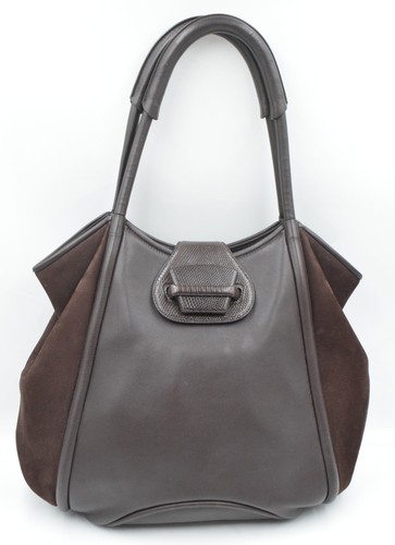 Smythson shoulder bag brown - smythson,