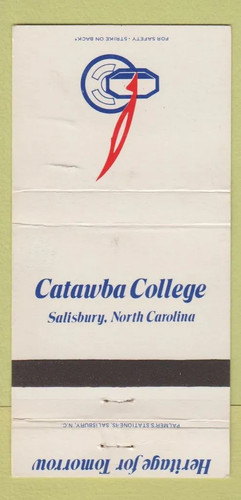 Matchbook cover catawba - matchbook,