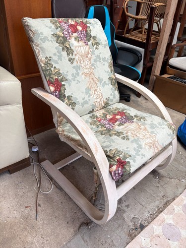 Ikea poang armchair painted - ikea,